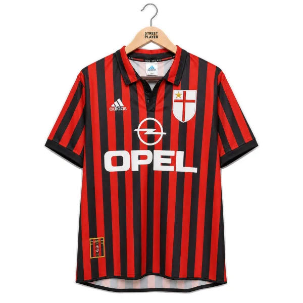 AC Milan Maillot Rétro Domicile 99/00
