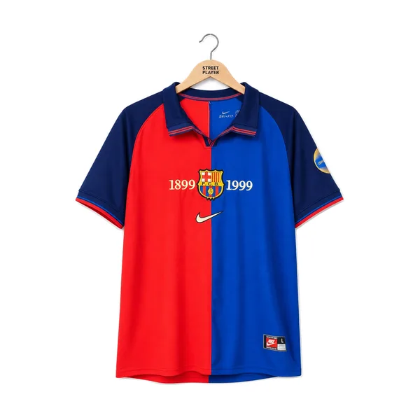 FC Barcelone Maillot Retro Domicile 99/00