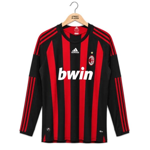 AC Milan Maillot Rétro Domicile Manches Longues 08/09