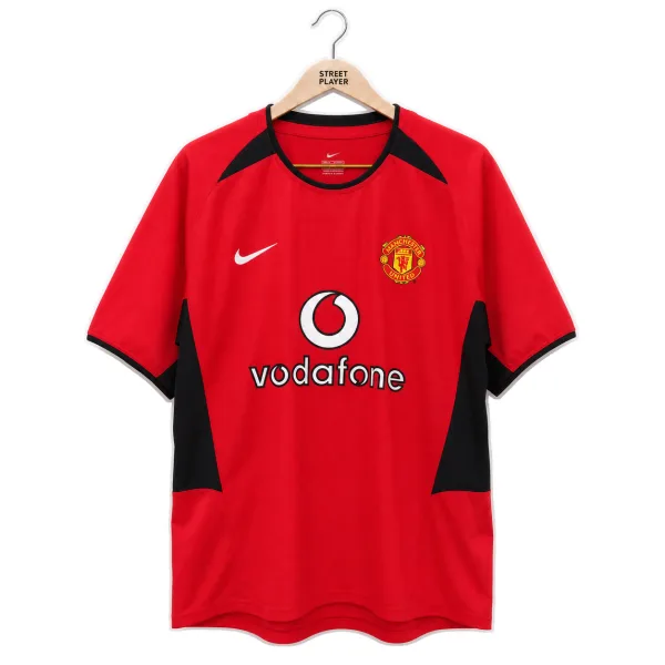 Manchester United Maillot Retro Domicile 02/04