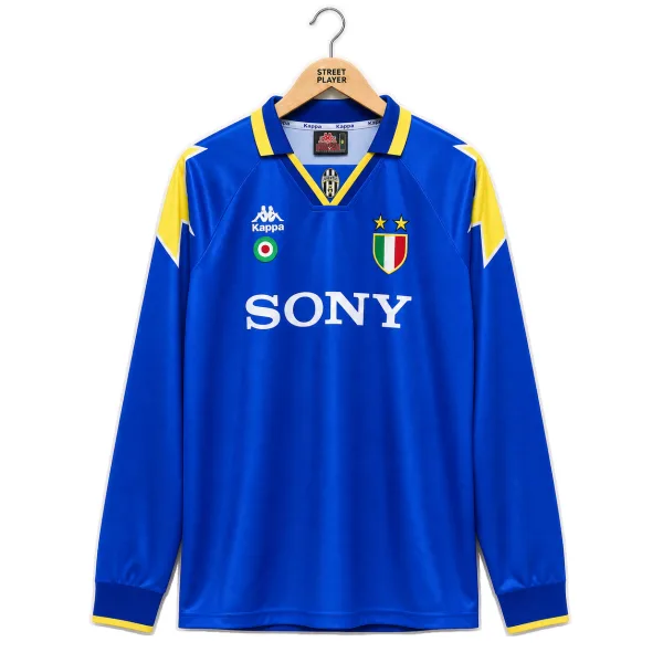 Juventus Maillot Rétro Extérieur Manches Longues 95/96