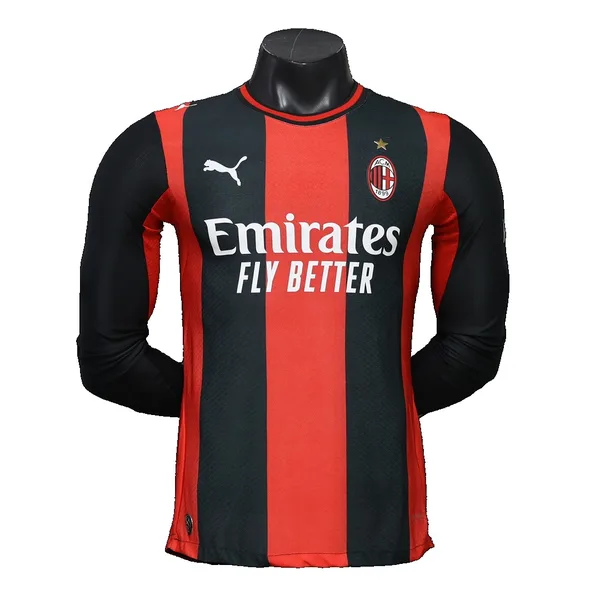 Milan AC Maillot Domicile Manches Longues 26/27 – Version Player