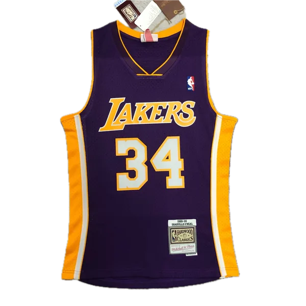 Los Angeles Lakers Maillot Retro NBA Edition MitchellNess 99/00