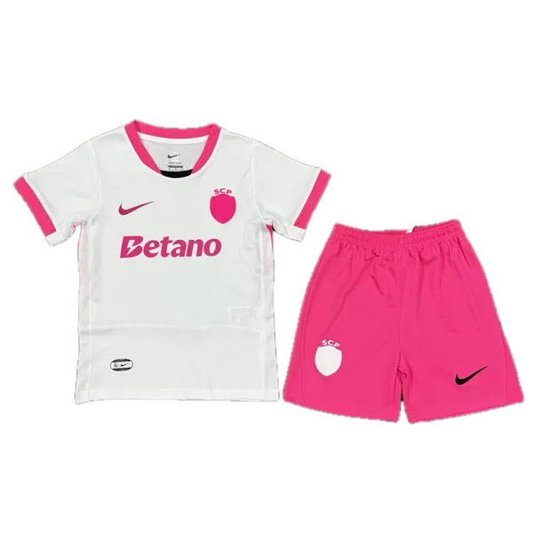 Sporting CP Tenue Spécial Octobre Rose 25/26 – Enfant/Adulte