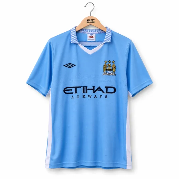 Manchester City Maillot Retro Domicile 11/12