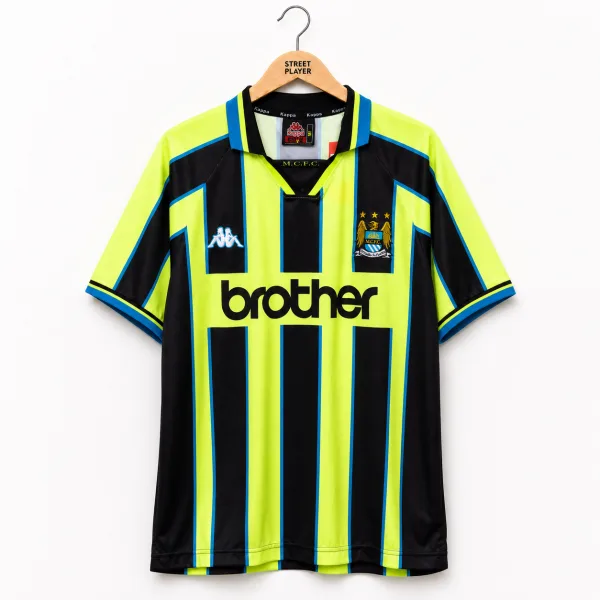 Manchester City Maillot Retro Exterieur 98/99