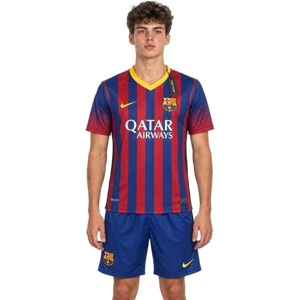 FC Barcelone Tenue Rétro Domicile 13/14 – Enfant