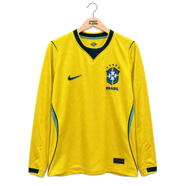 Brésil Maillot Manche Longue Domicile Coupe du Monde 2026