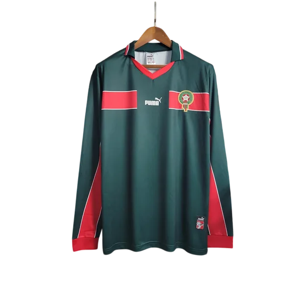 Maroc Maillot Retro Domicile Manche Longues 1998