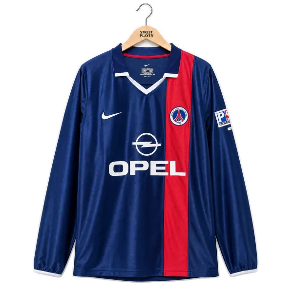 Paris Saint Germain Maillot Rétro Domicile Manche Longues 01/02