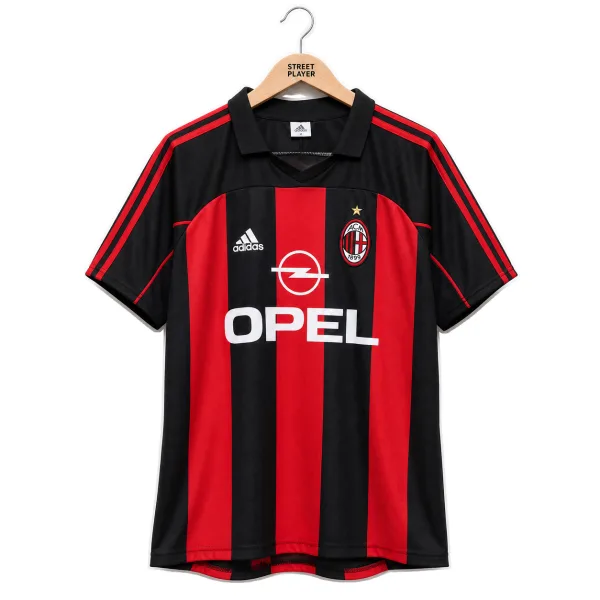 AC Milan Maillot Rétro Domicile 00/02