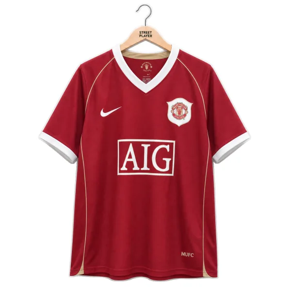 Manchester United Maillot Retro Domicile 06/07