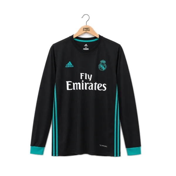 Real Madrid Maillot Retro Exterieur Manche Longues 17/18