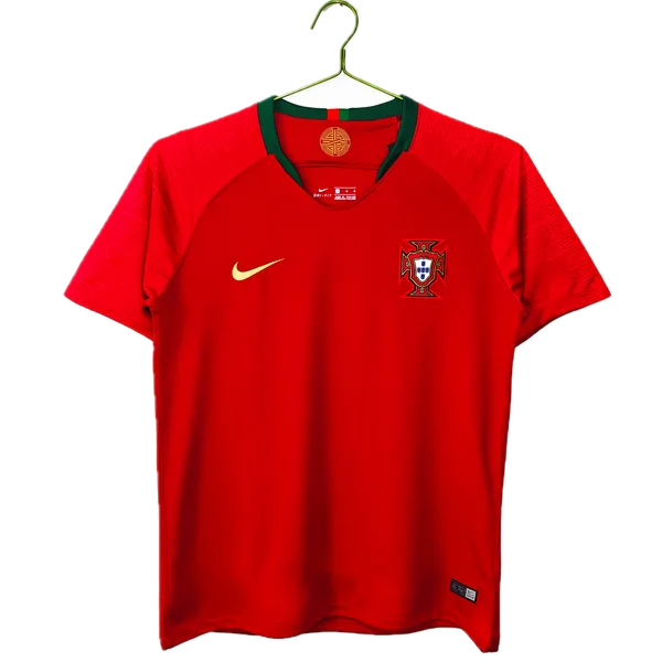 Portugal Maillot Retro Domicile 2018