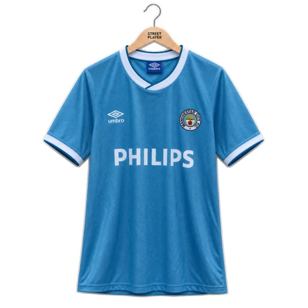 Manchester City Maillot Rétro Domicile 86/87