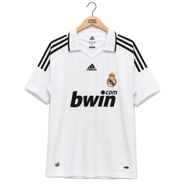 Real Madrid Maillot Retro Domicile 08/09