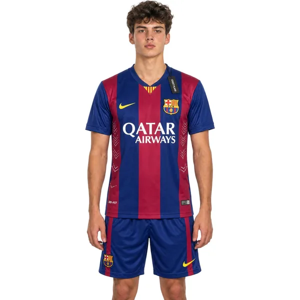 FC Barcelone Tenue Rétro Domicile 14/15 – Enfant