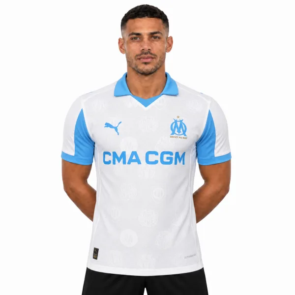 Maillot Marseille Domicile 25/26 – Version Player