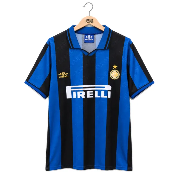 Inter Milan Maillot Rétro Domicile 95/96