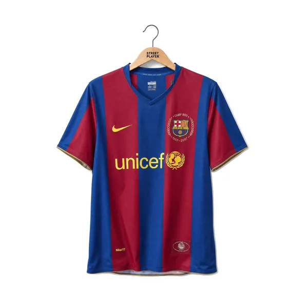 FC Barcelone Maillot Retro Domicile 07/08