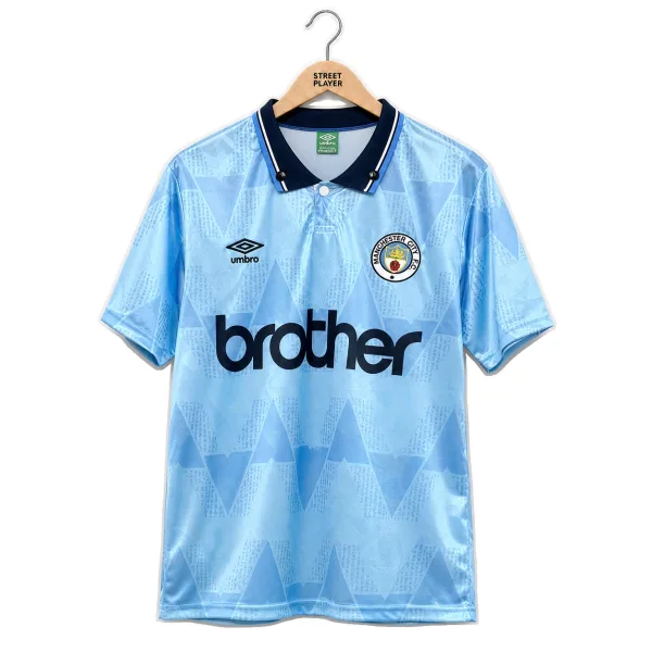 Manchester City Maillot Rétro Domicile 07/08