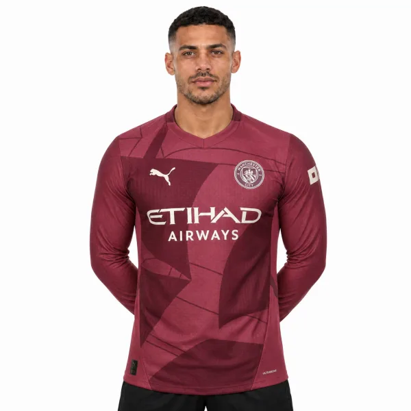 Maillot Manchester City Third Manches longues 24/25 – Version Player