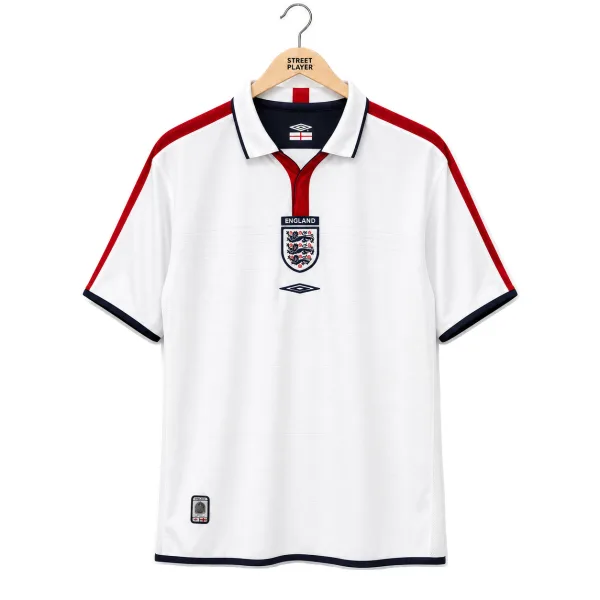 Angleterre Maillot Retro Domicile 2004