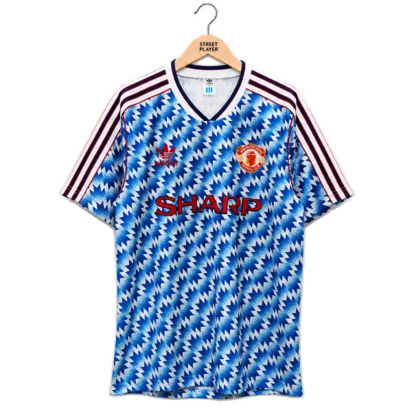 Manchester United Maillot Retro Exterieur 90/92