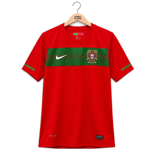 Portugal Maillot Retro Domicile 2010