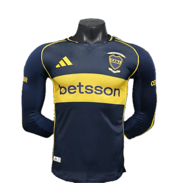 Boca juniors Maillot Domicile Manche Longues 25/26 – Version Player