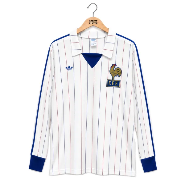 France Maillot Rétro Extérieur Manches Longues 80/82