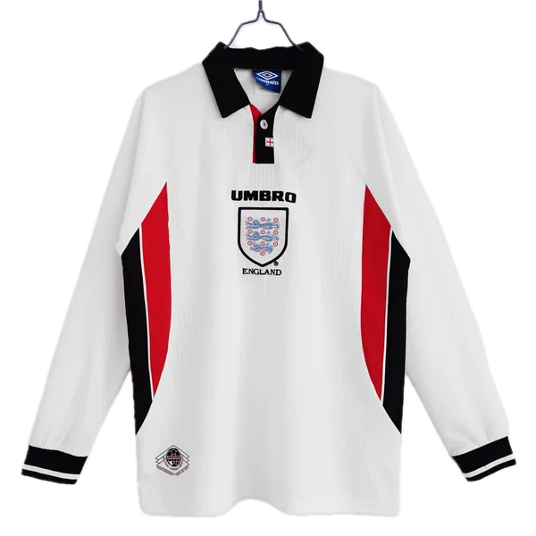 Angleterre Maillot Retro Domicile Manche Longues 1998