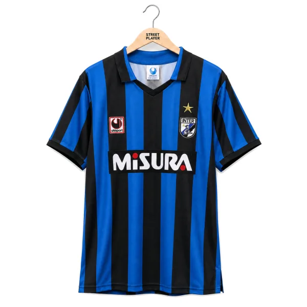 Inter Milan Maillot Rétro Domicile 88/90