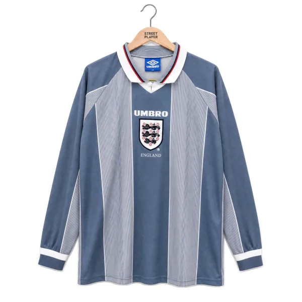 Angleterre Maillot Retro Exterieur Manche Longues 1996