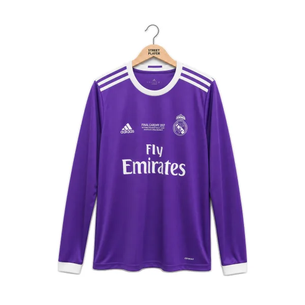 Maillot Real Madrid exterieur Manches longues Rétro 16/17