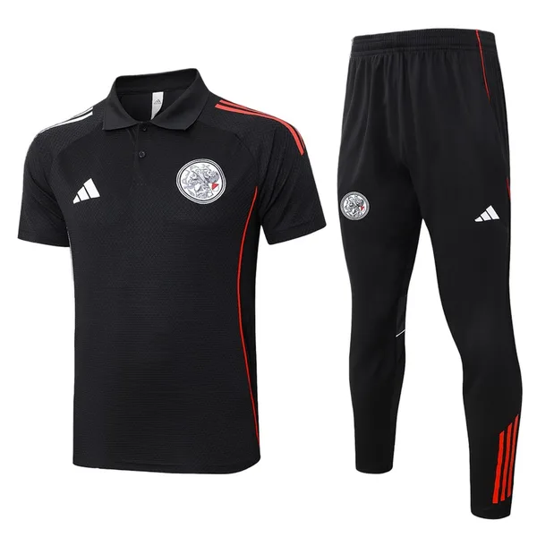 Ajax Ensemble Polo Survêtement 25/26 – Noir