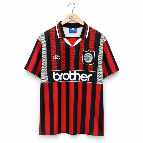 Manchester City Maillot Rétro Extérieur 94/96