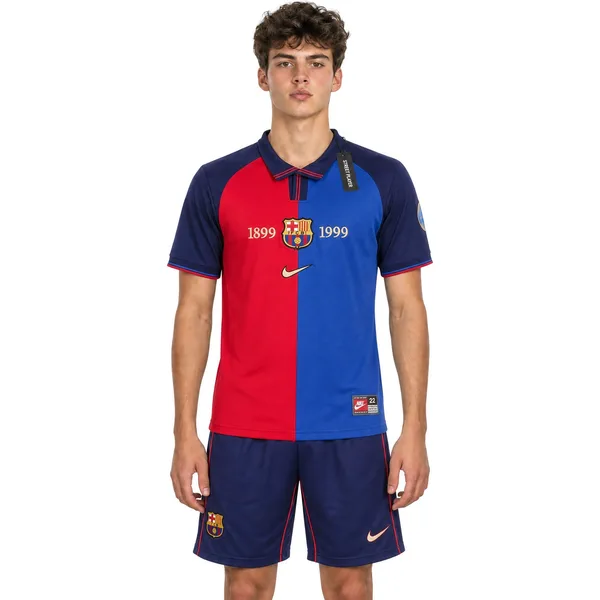 FC Barcelone Tenue Rétro Domicile 99/99 – Enfant