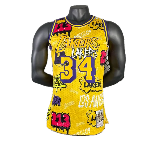 Los Angeles Lakers Maillot Retro NBA Edition MitchellNess 96/97