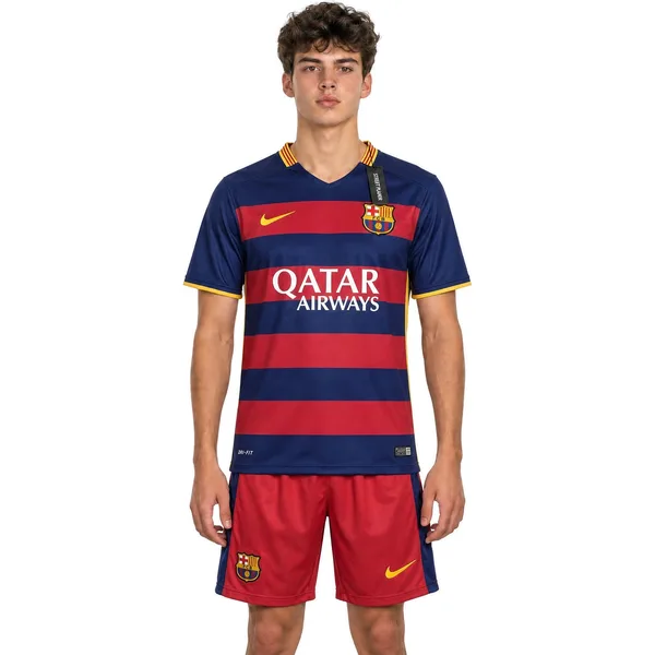 FC Barcelone Tenue Rétro Domicile 15/16 – Enfant