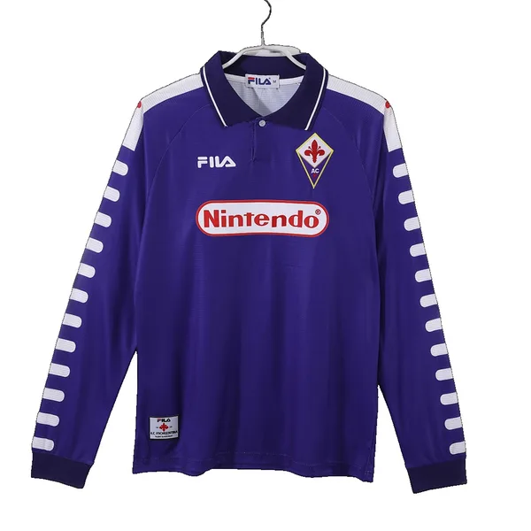 Fiorentina Maillot Rétro Domicile Manches Longues 98/99