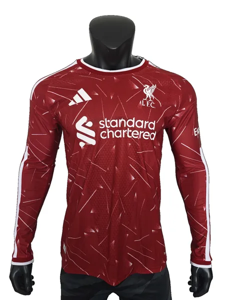 Liverpool Maillot Domicile Manches Longues 26/27 – Version Player