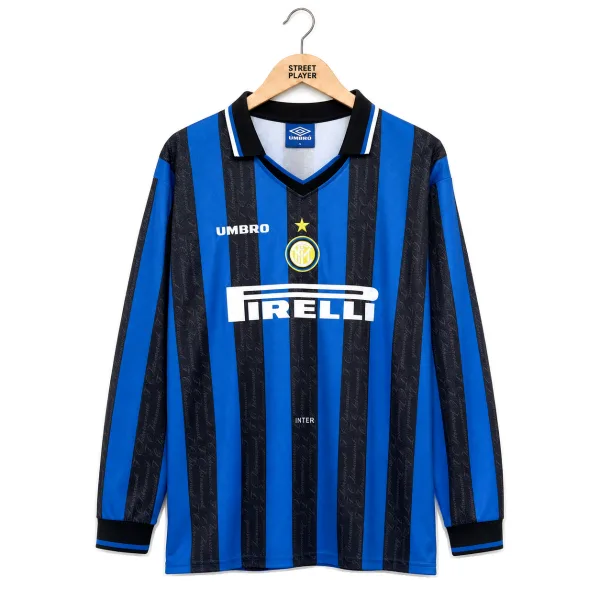 Inter Milan Maillot Rétro Manches Longues 97/98
