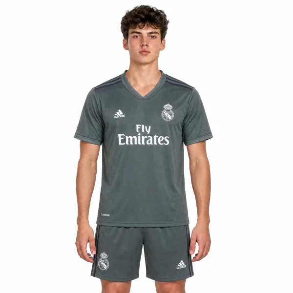 Real Madrid Tenue Rétro Extérieur 18/19 – Enfant