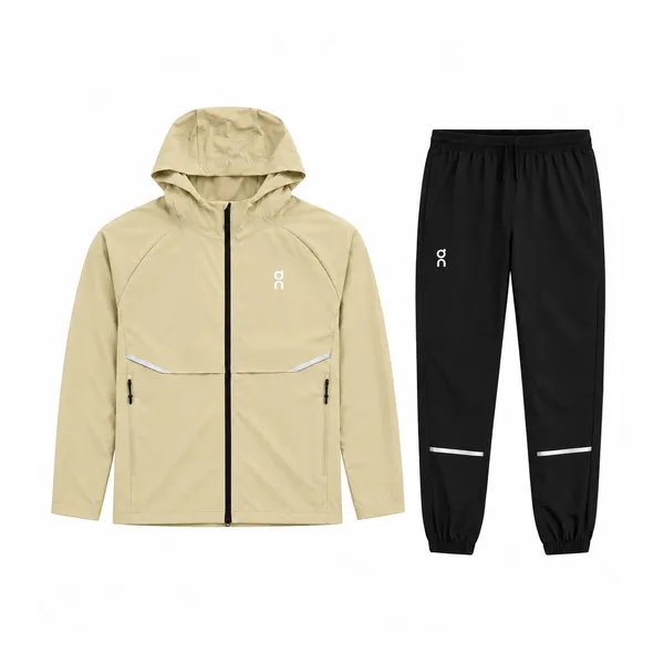 On Running Core Ensemble veste + pantalon – Sable / noir
