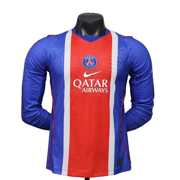 Paris Saint Germain Maillot Domicile Manches Longues 26/27 – Version Player (2 étoiles ⭐️⭐️ disponibles)