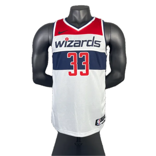 Washington Wizards Maillot NBA Association 24:26.. avec arrière-plan supprimé