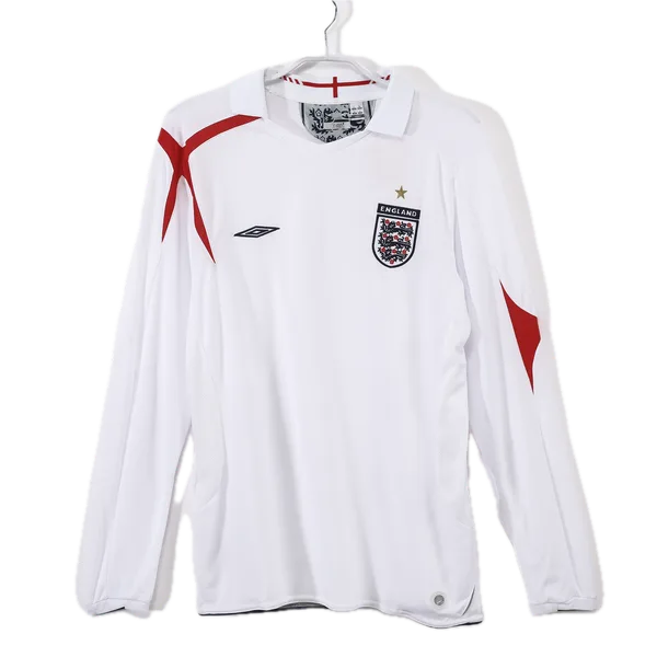 Angleterre Maillot Retro Domicile Manche Longues 2006