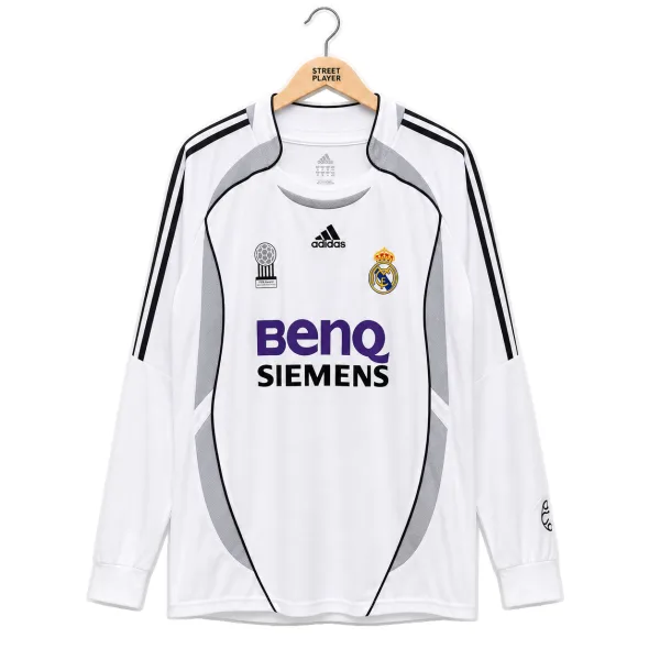 Maillot Real Madrid Domicile Manches longues Rétro 06/07