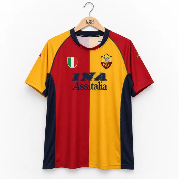 AS Roma Maillot Rétro Domicile 00/01